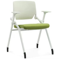 Chaise à dossier d'entraînement de conférence, vente en gros d'usine table d'apprentissage pour adulte et chaise de bureau de conférence intégrée