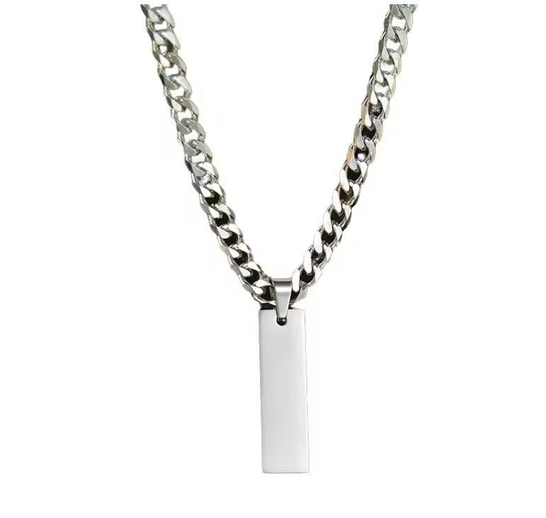 Collar color acero
