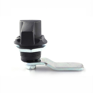 Long Yu MS714-<span class=keywords><strong>3</strong></span> Schlüsselloses Drehbares ABS-Griff Zinklegierung Flügelknopf Nockenschloss Zylinder Schwarzes Kunststoff-Schließzylinder MS434 - Product Image 4