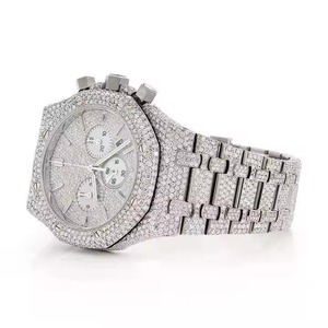 Reloj de Pulsera Deportivo de Diamantes al por Mayor, Reloj de Lujo con Incrustaciones de Diamantes para Hombre y Mujer, Reloj de Moissanita, Relojes Mecánicos Automáticos - Product Image 3