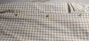 Parure <span class=keywords><strong>de</strong></span> lit en coton lavé 100% teint en fil à carreaux vichy classiques, luxueuse, respirante et douce, pour lit Queen et King Size - Product Image 6