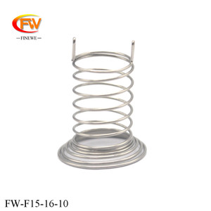 Finewe Factory Custom 16mm Long Double Ear <strong>Compression</strong> <strong>Springs</strong> 0.4mm Nickel Plating Alloy Wire Industrial Coil Style - Product Image 3