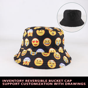 2023 Có Thể Đảo Ngược Xô Mũ Bán Buôn Tùy Chỉnh Người Đàn Ông Và Phụ Nữ Đầy Đủ In Logo Ngư Dân Hat Cap - Product Image 6