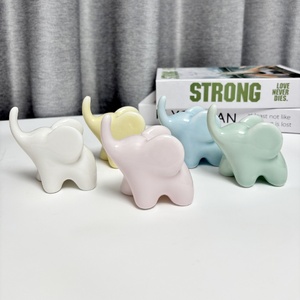 Adornos Decorativos Fengshui, Artículos para <span class=keywords><strong>el</strong></span> Hogar, Adornos de Animales de Cerámica Ecológicos, Adorno de <span class=keywords><strong>Zorro</strong></span> de Porcelana Blanca Dorada, Regalo Original - Product Image 6