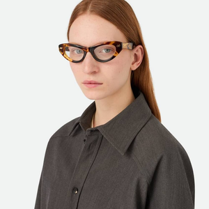 Gafas de Sol Retro Cat Eye Bottega BV, Montura de Acetato, Protección UV400, para Uso Diario, Moda y Actividades al Aire Libre, Veneta - Product Image 2