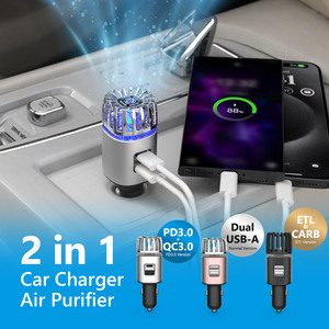 Nuevos Dispositivos Electrónicos para Automóviles, <span class=keywords><strong>Purificador</strong></span> <span class=keywords><strong>de</strong></span> <span class=keywords><strong>Aire</strong></span> Mini sin Filtro <span class=keywords><strong>de</strong></span> Calidad Garantizada, con Poco Ruido e <span class=keywords><strong>Iones</strong></span> Negativos para Auto - Product Image 2