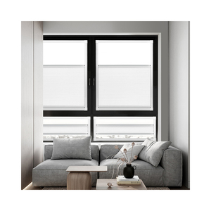 16 mm Cordless Blackout Cellular Fabric Frame Mini Honeycomb Blinds Made Measure for <strong>Windows</strong> Built-In Installation Plain - Product Image 1