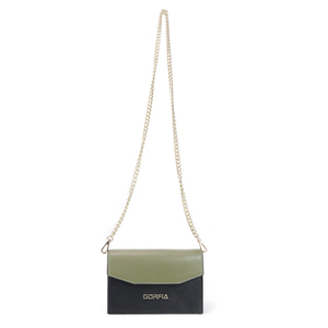 Custom Fashion Pebbled Texture Flap Crossbody Bag Metal Chain <b>Strap</b> Evening Clutch Purse - Product Image 3