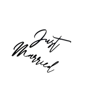 Decorazione per <span class=keywords><strong>Torta</strong></span> Nuziale in Acrilico con Scritta 'Just Married' Stile Ins, Vendita all'Ingrosso - Product Image 6