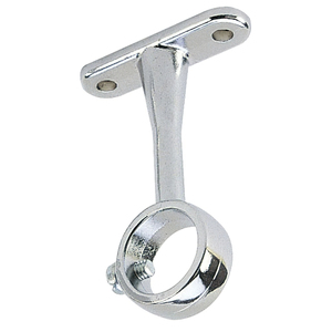 Supporto Centrale Rotondo per Tubi da 1/8'', Cromato - Product Image 1