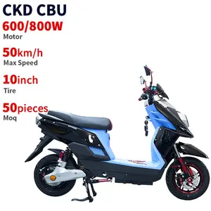 CKD CBU 10inch china adult electric motorcycle 600W/800W 50km/h max speed 2 wheel electric scooter adult electric motorcycle