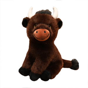 Nouveau jouet en peluche <span class=keywords><strong>vache</strong></span> des Highlands, cadeau pour enfants, <span class=keywords><strong>mini</strong></span> jouets pour machine à griffes, décoration de bureau, produits mignons, jouet en peluche doux - Product Image 1