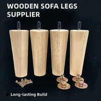 Pieds coniques en bois robustes pour canapé, table, chambre, salon, mobilier de qualité en bois pour hôtels – Fournisseur Fabricant