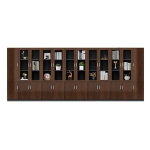 Librero de Oficina de Madera de 5 Niveles con Cerradura, Mueble de Almacenamiento de Documentos, Diseño Moderno y Minimalista para Oficina - Product Image 5