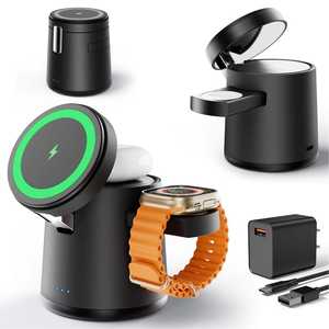 Cargador Inalámbrico Magnético 3 en 1, Estación de Carga Plegable de Viaje para iPhone 17/16/15 y Reloj, Producto Más Vendido 2026 - Product Image 2