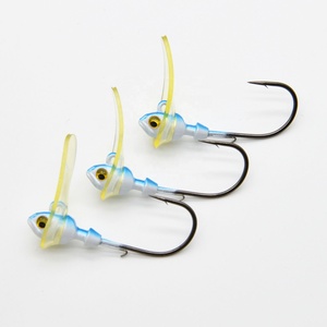 Offre Spéciale Mustad #32786 tungstène Scrounger Jig Head leurre pour rivière lac ruisseau pêche sans jupe en Silicone - Product Image 3