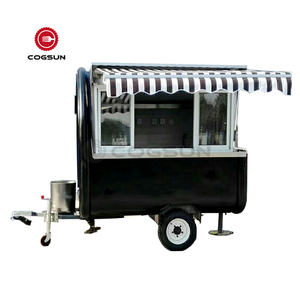 Harga Murah jalan Mini Mobile Hotdog es krim Makanan Cepat kereta gandeng dengan roda makanan kecil truk untuk dijual di Amerika - Product Image 6