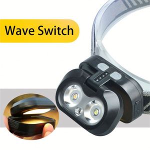 WOSEN, pantalla de alimentación portátil, impermeable, Flip-Top, Sensor de movimiento, Usb, recargable, para correr de noche, linterna de pesca, faro Led - Product Image 2