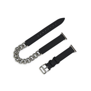 Pour <span class=keywords><strong>Huawei</strong></span> Watch <span class=keywords><strong>GT3</strong></span> <span class=keywords><strong>42mm</strong></span> Bracelets En Acier Inoxydable En Cuir Véritable Double Tour Bracelet 20mm De Luxe En Métal Bande pour Femmes Bracelet - Product Image 4