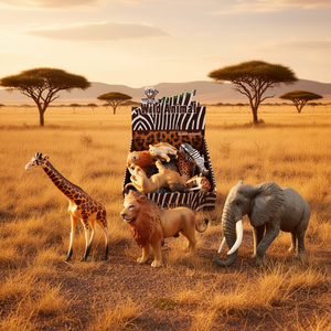 Figuras de Animales Salvajes de 15 cm, Set para Juego Infantil - Product Image 3