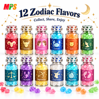 Vente en gros Douze Constellations d'étoiles créatives Bonbons de roche Glucose aromatisé fruité Collation ou cadeau de loisirs