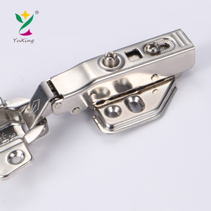 Charnière de meuble YUXING en gros, charnière de porte de cuisine en acier inoxydable à fermeture amortie hydraulique à 90 degrés pour placard - Product Image 3