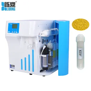 Laboratuvar 10 LPH ultra saf su ekipmanları ultrapure su arıtıcısı sistemi UV ekipman sistemi laboratuvar dolum okul hastane makinesi