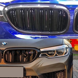Parrilla Delantera de Fibra de Carbono con Doble Entrada de Aire para BMW Serie 5 G30 F90 M5 2017-2019 530i 540i M550i - Product Image 6