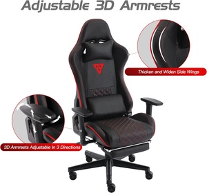 <span class=keywords><strong>Sillas</strong></span> de Juego Reclinables Personalizadas de Alta Calidad 2025 con Reposabrazos 4D Ajustables, Tapizadas en <span class=keywords><strong>Tela</strong></span> y Cuero, Muebles de Oficina, Sofá Cama - Product Image 3