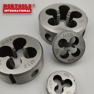 Brilhante terminou hss 4241 corpos circulares din223 (en268) npt para o rosca grossa métrica iso como din 13. Corte de rosca 25x9mm