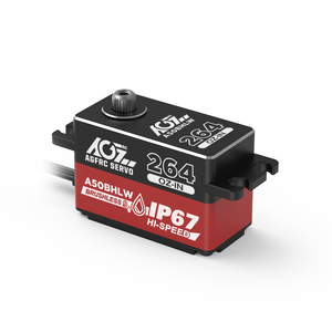 Servo Digital AGFRC A50BHLW IP67 Resistente al Agua, Carcasa CNC <span class=keywords><strong>de</strong></span> 55g, Velocidad Rápida <span class=keywords><strong>de</strong></span> 0.073 Segundos, Programable, Engranajes Metálicos, <span class=keywords><strong>para</strong></span> Autos RC y Piezas <span class=keywords><strong>de</strong></span> UAV - Product Image 6