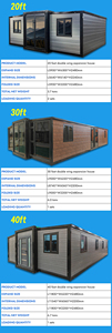 Conteneurs modulaires portables pliables rapidement, cabines préfabriquées, villas, petites maisons, bureaux à vendre en Chine, galvanisés - Product Image 5