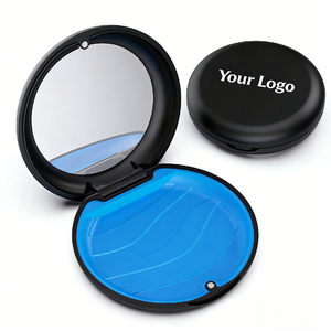 Estuche para Retenedores y Alineadores con Espejo para Guardar Protectores Bucales Nocturnos y Anti Ronquidos, <span class=keywords><strong>Caja</strong></span> <span class=keywords><strong>de</strong></span> Almacenamiento con Logotipo Impreso a Color Personalizado para <span class=keywords><strong>Invisalign</strong></span> - Product Image 1