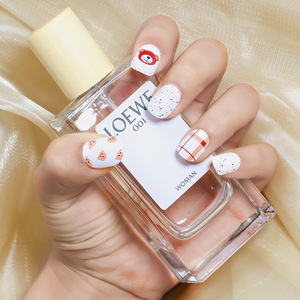 <span class=keywords><strong>Faux</strong></span> <span class=keywords><strong>ongles</strong></span> artificiels courts pour enfants, 24 pièces, à presser, pré-colle, <span class=keywords><strong>avec</strong></span> couverture complète, en acrylique, pour filles - Product Image 1