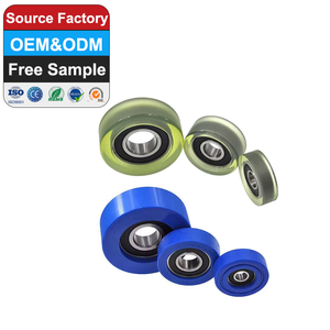 PU620036-13 lăn phủ Polyurethane 10x36x13mm băng tải bánh xe chính xác cao chống mài mòn chống trượt - Product Image 1