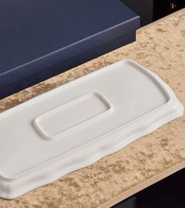 Modern Luxury Ceramic Dinnerware <b>Sets</b> Durable Sustainable White Stocked Plates Bowls Cups Saucers Oven <b>Microwave</b> Dishwasher Safe - Product Image 3