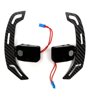 Para <span class=keywords><strong>BMW</strong></span> 3 5 6 7 Series G20 G30 G32 G11 G01 G02 G05 G06 M5 Palanca de cambios magnética de fibra de carbono Palanca de cambios para volante de coche - Product Image 3