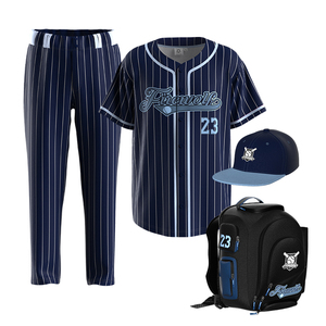 OEM all'ingrosso Baseball <span class=keywords><strong>serie</strong></span> kit personalizzato classica striscia sublimazione <span class=keywords><strong>maglia</strong></span> Baseball - Product Image 5