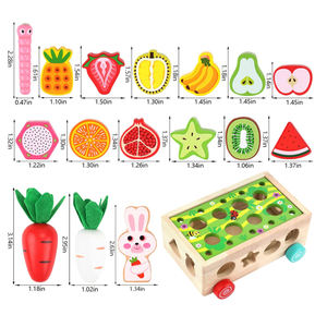 Jouets éducatifs en bois Montessori pour bébés garçons et filles de 1, 2 et 3 ans, jouets de tri de formes, cadeaux d'anniversaire pour enfants - Product Image 4