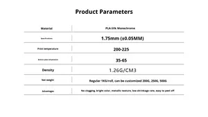Filament PLA SILK BRONZE -1KG - Texture soie, compatible FDM, résistant aux cassures, précision ±0,03 mm, alimentation fluide - Product Image 6
