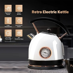 Bollitore <span class=keywords><strong>per</strong></span> acqua calda bollitore elettrico <span class=keywords><strong>per</strong></span> <span class=keywords><strong>teiera</strong></span> in acciaio inossidabile da 1,8 litri con termometro - Product Image 4