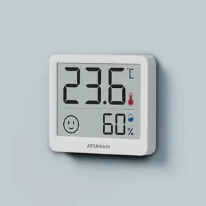 Termômetro digital atacado termômetro de umidade interior ao ar livre mini termômetro digital higrômetro