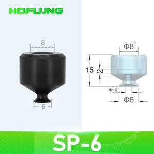 อุปกรณ์เสริมหุ่นยนต์อุตสาหกรรมเทียนซิง หัวดูดซิลิโคนขนาดใหญ่ สีดำ ป้องกันไฟฟ้าสถิตย์ สำหรับแขนหุ่นยนต์ดูดสุญญากาศ - Product Image 5