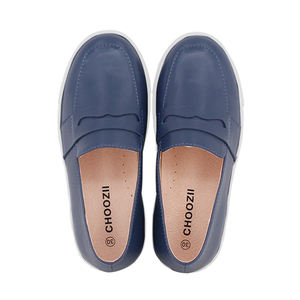 Offre Spéciale nouveau designer de mode enfants filles robe up chaussures pour enfants véritable en <span class=keywords><strong>cuir</strong></span> en caoutchouc plat mocassins - Product Image 5