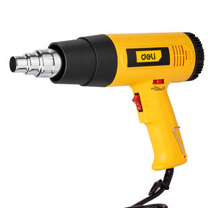 Pistolet thermique Deli DL5318, température réglable, haute puissance, chauffage de <span class=keywords><strong>film</strong></span> miniature, 1600W # Jaune Plastique+Métal+PCB - Product Image 4