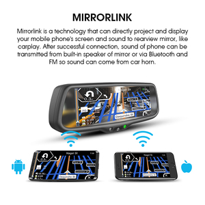 Thiết kế mới xe mirrorlink màn hình chiếu hậu và đảo ngược hệ thống xe máy nghe nhạc Sản xuất tại Trung Quốc Ford Focus - Product Image 3