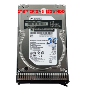 7XB7A00042 00YK031 <span class=keywords><strong>3</strong></span>,5 Zoll 2TB 7.2K SAS 12Gb Hot-Swap 512n Festplatte für SR550/SR650 - Product Image 1