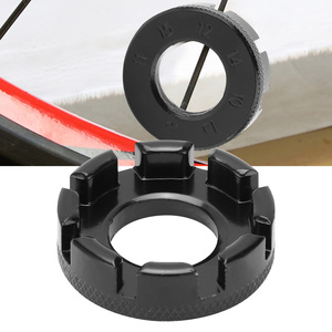 Clé à rayons de vélo 8 voies, clé à rayons de vélo, clé à rayons de roue, outil de réparation de jantes, noir - Product Image 6