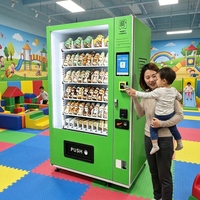 Distributeur automatique intelligent avec écran tactile 10,1 pouces et fonctionnalité SDK, jouet en peluche ours mignon pour enfants