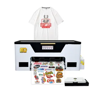 high speed dtf pro all-in-one printer 30cm clothes dtf inkjet printer pet film industrial dtf printer a3